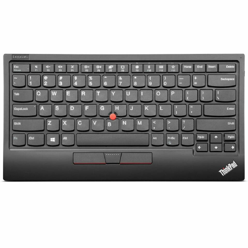 ThinkPad TrackPoint Keyboard II US English với TrackPoint đỏ và ba nút điều khiển phía dưới